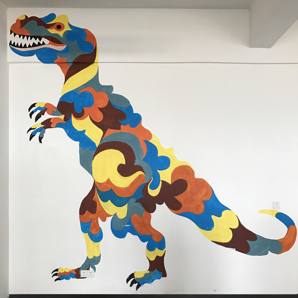 平涂风格壁画合集